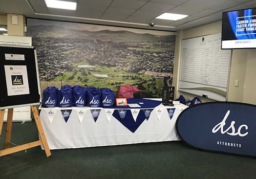 dsc golf day fundraiser table presentation